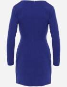 by swan Rochie Mini Bleu Marin cu Decolteu Petrecut cu Drapaje Kismetia