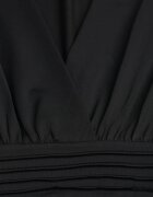 by swan Rochie Neagră cu Vâscoză cu Croi Cloș Selaitea