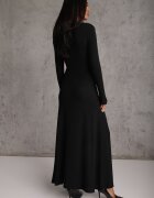 by swan Rochie Neagră Metalică cu încrețire la decolteu Enemelle