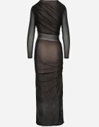 by swan Rochie Negru-Bej de plasă Maxi cu croială mulată Kremse