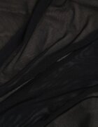 by swan Rochie Negru-Bej de plasă Maxi cu croială mulată Kremse