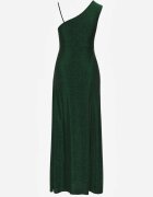 by swan Rochie Paietată Verde Maxi cu Top Asimetric și Bază Evazată Eulita