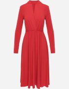 by swan Rochie roșie cambrată cu umeri întăriți decorată cu decupaj Arfedi