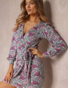 by swan Rochie Roz-Mov Petrecută cu Legătură Marshay