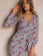 by swan Rochie Roz-Mov Petrecută cu Legătură Marshay