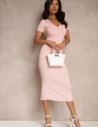 by swan Rochie Rozalie Bodycon mulată cu decolteu în V Efrerina
