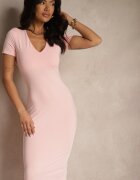 by swan Rochie Rozalie Bodycon mulată cu decolteu în V Efrerina