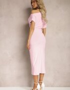 by swan Rochie Rozalie Mulată Midi Asimetrică Lirevasse