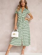 by swan Rochie Verde a mamei tip cămașă legată în talie Maevana