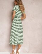 by swan Rochie Verde a mamei tip cămașă legată în talie Maevana