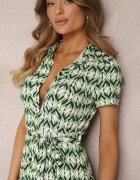 by swan Rochie Verde a mamei tip cămașă legată în talie Maevana