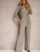 by swan Salopetă Gri închis din Viscoză cu model geometric cu curea Nailaia