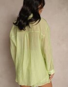 by swan Set Verde din Țesătură cu Zirconii Cămașă și Pantaloni scurți Jeniviela