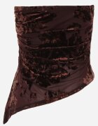 by swan Top bandeau asimetric cu flori Lieratua Maro