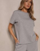 by swan Tricou Gri cu Vâscoză și Zirconii Erritia