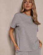 by swan Tricou Gri cu Vâscoză și Zirconii Erritia