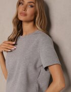 by swan Tricou Gri cu Vâscoză și Zirconii Erritia