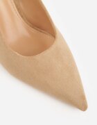 c&l fashion Pantofi stiletto Tarosie Bej închis
