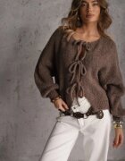  Cardigan Maro deschis
