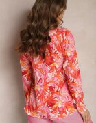cflo Cămașă Roz-Roșu cu o croială clasică cu imprimeu floral Ationama