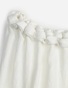 cflo Rochie Bej deschis Fără Mâneci din Vâscoză cu Decolteu Decorativ și Legătură în Talie Azeira