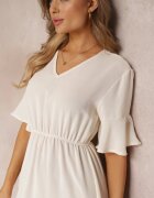 cflo Rochie Bej Parthesio