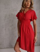 cflo Rochie Bordo din Viscoză Jadith