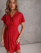 cflo Rochie Bordo din Viscoză Jadith