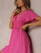 cflo Rochie Fuchsia din Viscoză Rukhsar