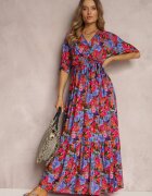 cflo Rochie Fuksia din Viscoză Lylian