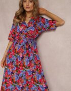 cflo Rochie Fuksia din Viscoză Lylian
