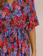 cflo Rochie Fuksia din Viscoză Lylian