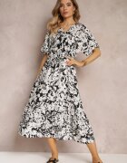 cflo Rochie Negru-Albă Humina