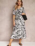 cflo Rochie Negru-Albă Humina