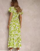 cflo Rochie Verde deschis Mannie