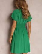 cflo Rochie Verde din Vâscoză Jadith