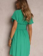 cflo Rochie Verde din Vâscoză Rukhsar
