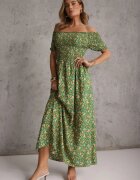 cflo Rochie Verde din Viscoză Tariya