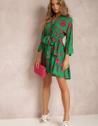 cflo Rochie Verde Thaleira