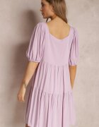 cflo Rochie Violet Deschis din Viscoză Agathestra