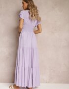 cflo Rochie Violet din Viscoză Lobsy