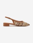 chiara foscari Sandale Maro Croșetate Slingback Odirissea