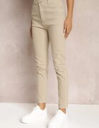 christy Pantaloni Bej Simple Croială Slim Madysen