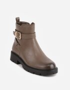 ciaodeo Botine cu barete decorative și catarame metalice Cerelle Gri