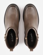 ciaodeo Botine cu barete decorative și catarame metalice Cerelle Gri