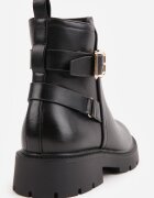 ciaodeo Botine cu barete decorative și catarame metalice Cerelle Negre