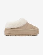  Cizme de zăpadă bej slip-on cu platformă decorate cu blăniță Sinthiana