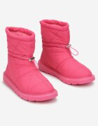  Cizme de zăpadă Fuchsia Matlasate cu șnur Eraris