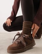  Cizme de zăpadă în stil sneakers chunky cu șireturi și talpă profilată Iitha Maro