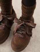  Cizme de zăpadă în stil sneakers chunky cu șireturi și talpă profilată Iitha Maro